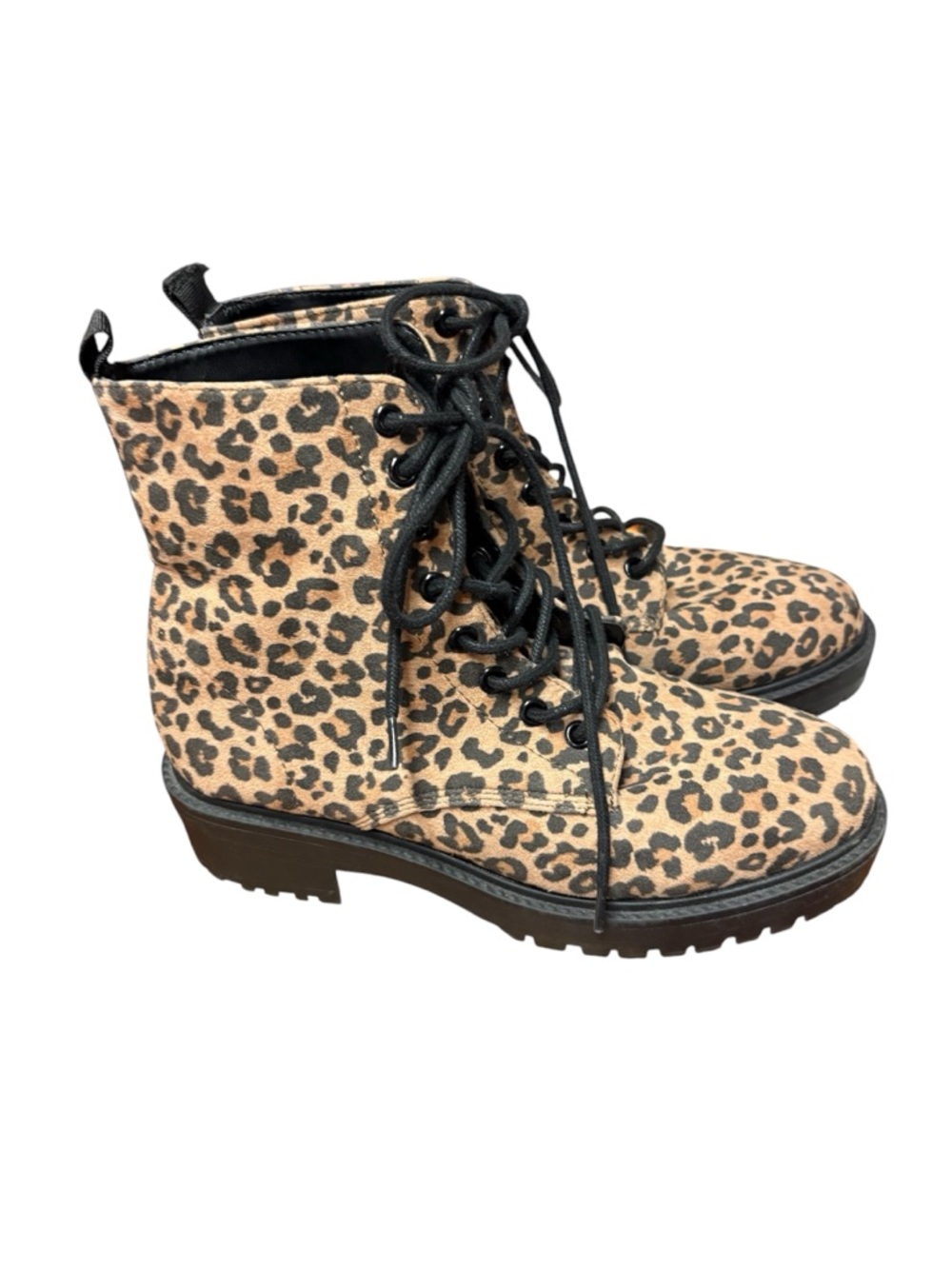 Forever 21 Leopard Boots Size 7.5